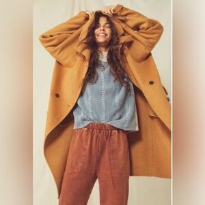 Free people wool coat NWT